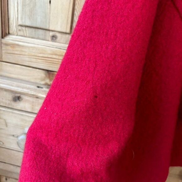 CAbi Medium Red Boiled Wool Cardigan - Picture 7 of 12